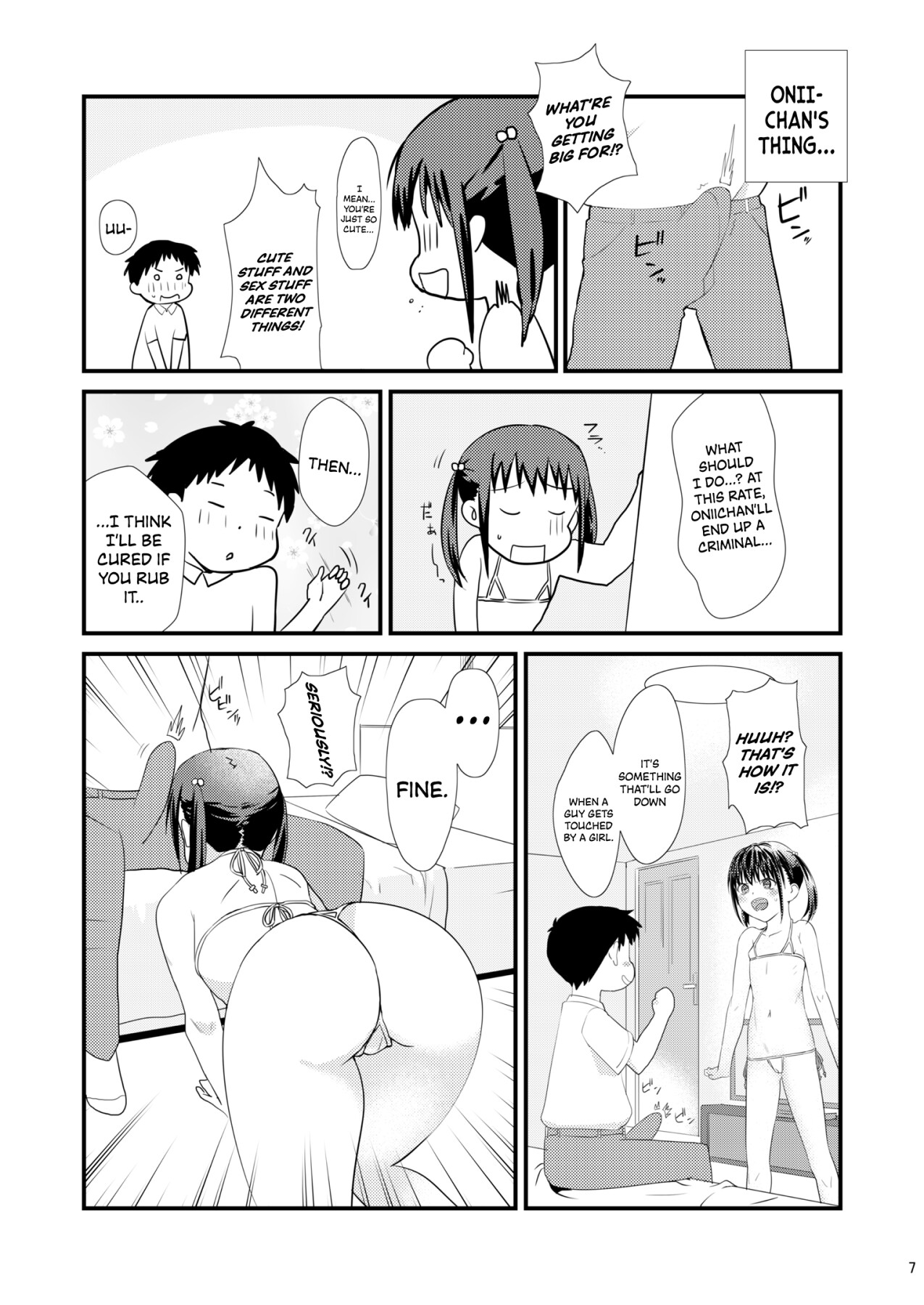 Hentai Manga Comic-What Happened When I Asked My Little Sister A Favor I Knew She'd Refuse (LOL)-Read-6